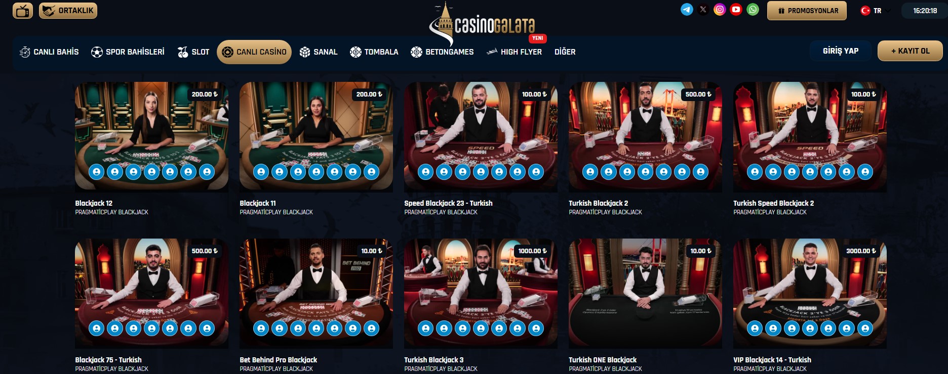 Casinogalata Casino Oyunu